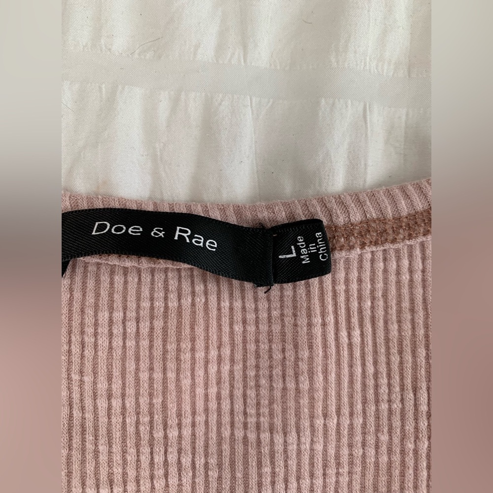 Doe & Rae Button-Front Ribbed Tank Top - Picture 6 of 16